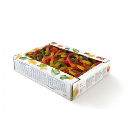 Мармелад жевательный Азовская КФ Тропические змейки фигурный, 1кг