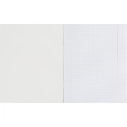 Тетрадь общая А5 48л №1School Kitty черн,клет,скреп, ВД-лак