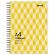 Бизнес-тетрадь А4,150л,кл,плас.спир.Attache Selection SPRING BOOK жел 84232