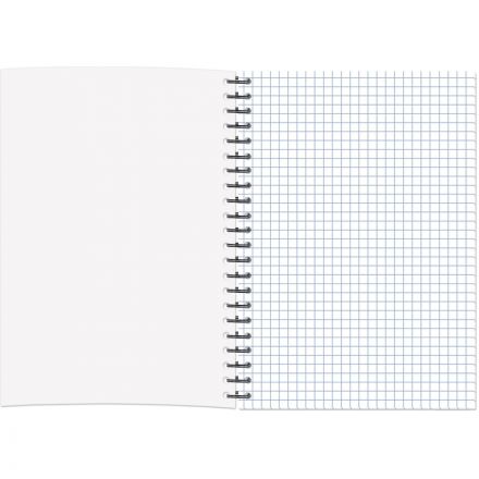 Бизнес-тетрадь А5,48л,обл.карт,греб,кл,Attache Economy,Office Style,голубая