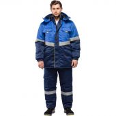 Куртка рабочая зимняя з43-КУ вас/син р.52-54/182-188
