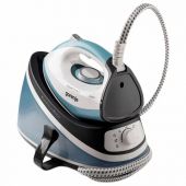 Парогенератор GORENJE SGH2200LBC, 2200 Вт, 4,5 Бар, пар 50 г/мин, паровой удар 100 г/мин, 2 л, синий