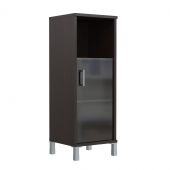 Шкаф-колонка средняя с малой стеклянной дверью B 421.5 Венге Магия 475х450х1286 BORN Шкаф-колонка средняя с малой стеклянной дверью B 421.5 Венге Магия 475х450х1286 BORN