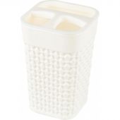 Стакан для зубных щеток OSLO молочный туман PT1344