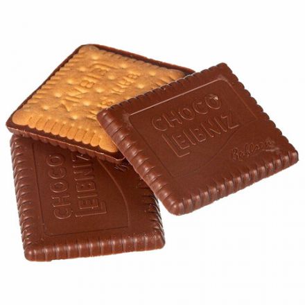 Печенье сливочное LEIBNIZ "Choco" в молочном шоколаде 125 г, ГЕРМАНИЯ