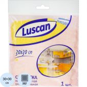 Салфетка хозяйственная Luscan из микрофибры универ 200г/м2 30х30см желтая