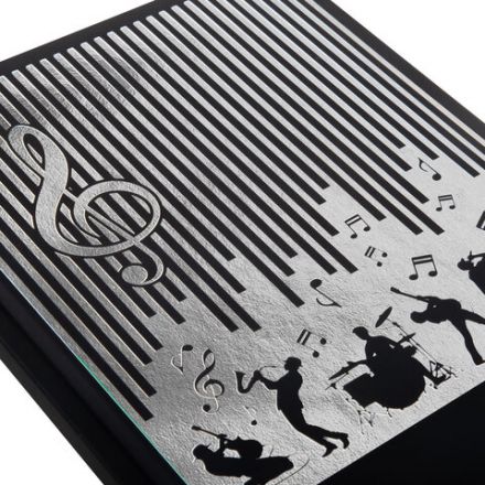 Дневник для музыкальной школы 170х215 мм, 48 л., обложка кожзам твердая, фольга, BRAUBERG, справочный материал, МУЗЫКАНТЫ, 107366