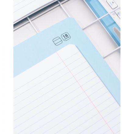 Тетрадь школьная А5,18л,линия, №1 School Отличник Голубой 10шт/уп 69198