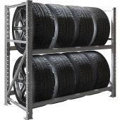 Стеллаж металлический MS Pro 1200/1353x606 стационарный для хранения 8 шин