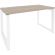 Стол ONIX-О О на металлокаркасе O.MO-SP-3.7 аттик дуб/белый Ш1380