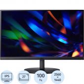 Монитор Acer Vero (UM.HB2CD.304)27/WQHD/IPS/100Hz/350cd/1ms/HDMI/DP