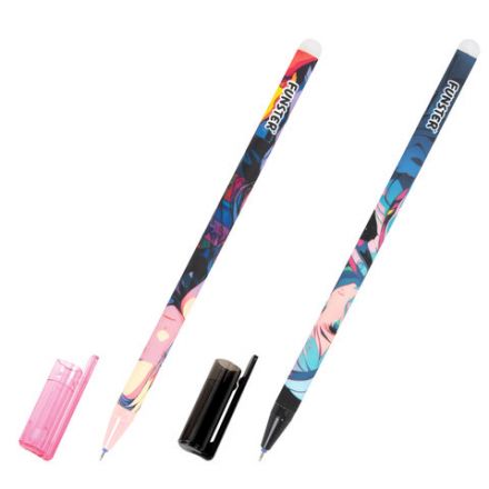 Ручка стираемая гелевая с принтом FUNSTER (ФАНСТЕР) "ANIME", СИНЯЯ, корпус ассорти, игольчатый наконечник 0,5 мм, линия 0,35 мм, 144412 Ручка стираемая гелевая с принтом FUNSTER (ФАНСТЕР) "ANIME", СИНЯЯ, корпус ассорти, игольчатый наконечник 0,5 мм, линия 0,35 мм, 144412