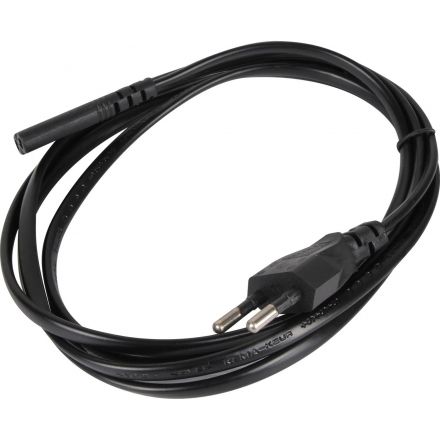 Кабель для аудио-видео IEC-320-C7, 2-pin 1,8m ,черный, iOpen<ACE023-1.8M