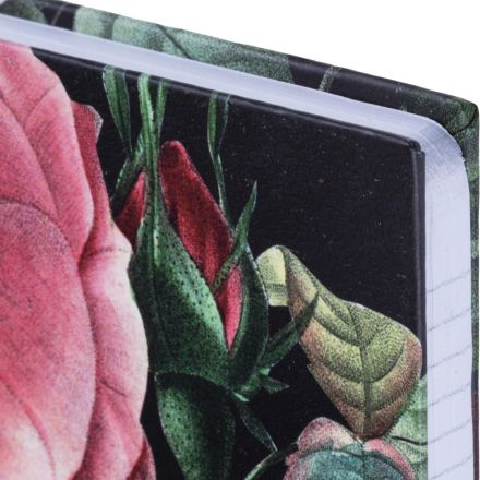 Тетрадь общая, BS, А5, 120л., клетка, твердый, спираль. Flora, букет N4203