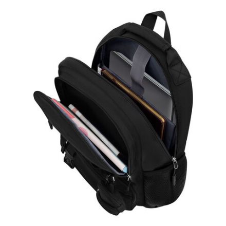 Рюкзак HEIKKI FUSION (ХЕЙКИ) универсальный, отделение для ноутбука, с КОШЕЛЬКОМ, черный, 44х31х14 см, 273864