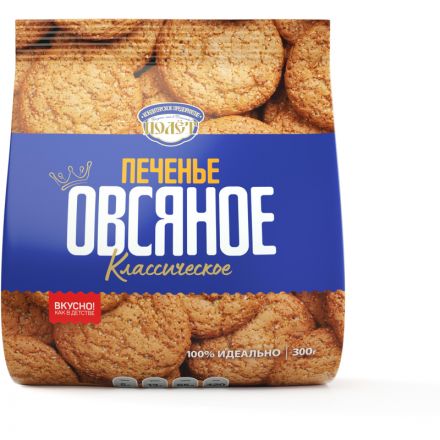 Печенье Полёт овсяное 300г Печенье Полёт овсяное 300г