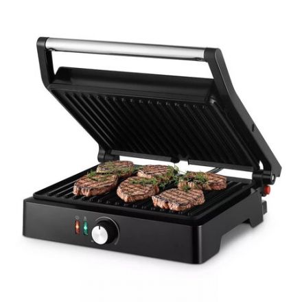 Электрогриль KITFORT KT-3662, 2000 Вт, фиксированные панели, регулировка температуры, серебро/черный, КТ-3662 Электрогриль KITFORT KT-3662, 2000 Вт, фиксированные панели, регулировка температуры, серебро/черный, КТ-3662