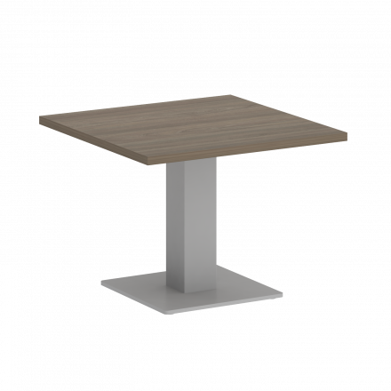 Home Office Стол журнальный квадратный VR.SP-5-60.2G Вяз/Серый металл 600*600*450