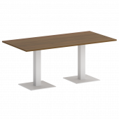 Home Office Стол прямоугольный VR.SP-5-180.2 Орех/Белый металл 1800*900*750