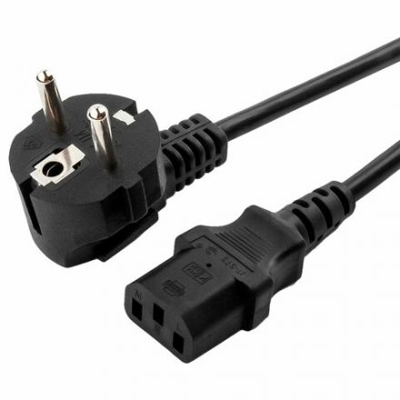 Кабель питания 1,8 м, CABLEXPERT, Schuko-C13, 3x0,5 мм2, 6 A, с заземлением, черный, PC-186 Кабель питания 1,8 м, CABLEXPERT, Schuko-C13, 3x0,5 мм2, 6 A, с заземлением, черный, PC-186