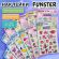 Наклейки объемные "Вдохновение", 19х15 см, ассорти 12 видов, FUNSTER (ФАНСТЕР), 666088