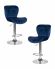 Набор 2 шт Стул барный DOBRIN BARNY, синий велюр (MJ9-117) Набор 2 шт Стул барный DOBRIN BARNY, синий велюр (MJ9-117)