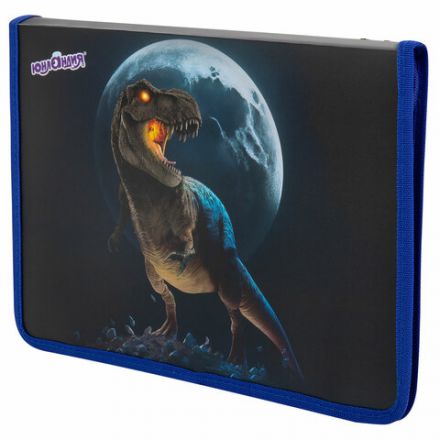 Папка для труда на молнии ЮНЛАНДИЯ А4, 1 отделение, откидная планка, органайзер, "Beware", 272224 Папка для труда на молнии ЮНЛАНДИЯ А4, 1 отделение, откидная планка, органайзер, "Beware", 272224