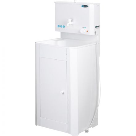 Умывальник дачный TOPFORT SIMPLE с подогревом 15л, пласт мойка, белый