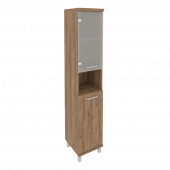 First Шкаф высокий узкий левый KSU-1.4 (L) Дуб табак 401*432*2060