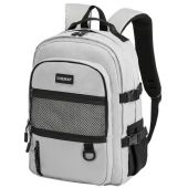 Рюкзак HEIKKI TRILL (ХЕЙКИ) универсальный, 3 отделения, серый с черными вставками, 43х31х14 см, 272586 Рюкзак HEIKKI TRILL (ХЕЙКИ) универсальный, 3 отделения, серый с черными вставками, 43х31х14 см, 272586