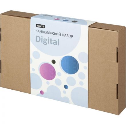 Набор канцелярский подарочный Attache Selection Digital черный Набор канцелярский подарочный Attache Selection Digital черный