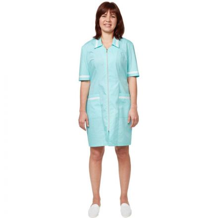 Халат медицинский м09-ХЛ св. мор.волн (р.52-54) 158-164