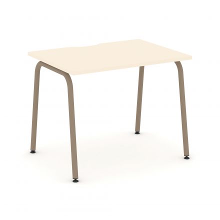 Estetica Стол рабочий ES.SP-1-VK Сатин/Латте металл 980*730*750