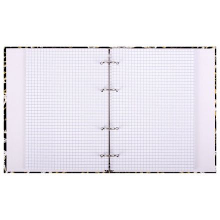 Тетрадь на кольцах А5 165х215 мм, 120 листов, твердый картон, клетка, BRAUBERG, "Leopard", 404712