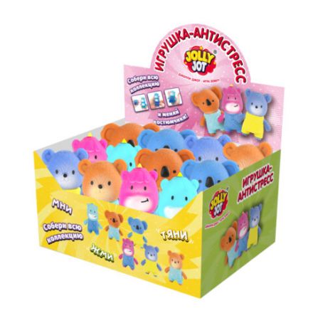 Игрушка-антистресс "ЖИВОТНЫЕ В КОСТЮМЧИКЕ", ассорти 6 видов, дисплей, JOLLY JOT (ДЖОЛЛИ ДЖОТ), 665787