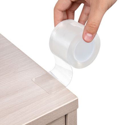 Многоразовая двухсторонняя прозрачная крепежная лента, скотч NANO tape, 3 м x 5 см, толщина 1 мм, WBZ (ВБЗ), 700427 Многоразовая двухсторонняя прозрачная крепежная лента, скотч NANO tape, 3 м x 5 см, толщина 1 мм, WBZ (ВБЗ), 700427