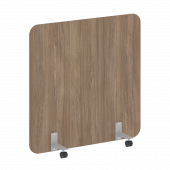 R-line Перегородка на металлических опорах, на роликах DP.R-120-120 Дуб аризона/Серый металл 1200*18*1200