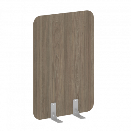 R-line Перегородки на металлических опорах на фетровых подпятниках DP.F-80-120 Вяз/Серый металл 800*18*1200