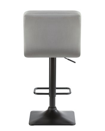 Стул барный DOBRIN DOMINIC, серый велюр (MJ9-75)