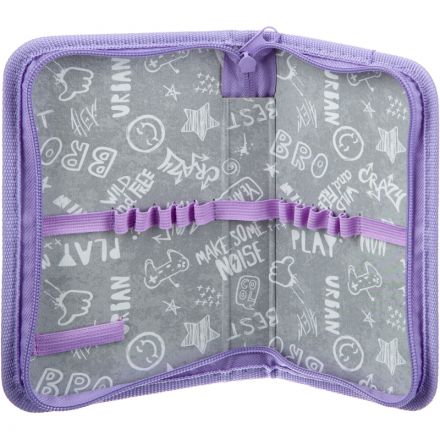 Пенал №1School Heart 1отд., софт тач,190x110 мм,ПКК 03-6 Пенал №1School Heart 1отд., софт тач,190x110 мм,ПКК 03-6