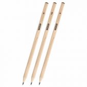 Карандаши чернографитные чертежные школьные разной твердости, НАБОР 3 штуки: Н, НВ, B, ПИФАГОР, 181998