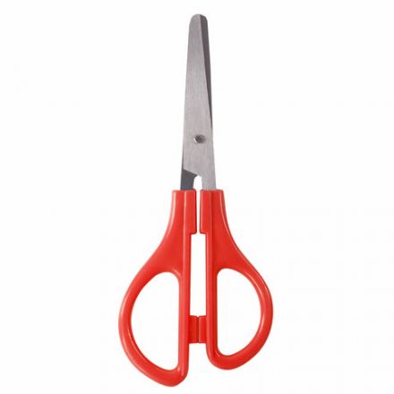 Ножницы ПИФАГОР, 145 мм, ассиметричные ручки, картонная упаковка с подвесом, ассорти, 236985