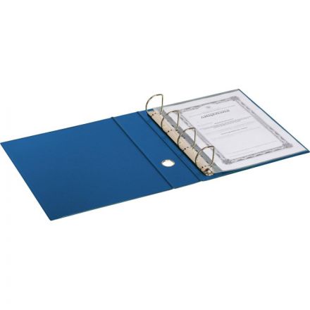 Папка на 4-х кольцах Bantex 50 мм синяя до 300 листов