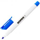Маркер для белых досок Kores, тонкий круглый наконечник, синий 22803 Маркер для белых досок Kores, тонкий круглый наконечник, синий 22803