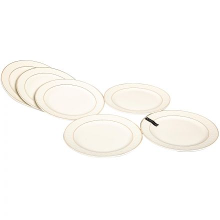 Набор 6 мелких тарелок 210мм, ГРАЦИЯ НЕЖНОСТЬ арт.179-01020