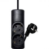 Удлинитель PROGIX PG225 2р/5м/3,5кВт/16А заземление, черный, КГ-ХЛ 3х1.5