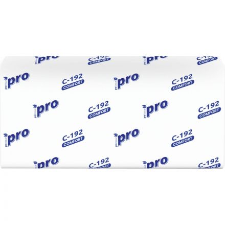 Полотенца бумажные д/дисп.Protissue 1сл бел 250л/пач 20пач/кор V-слож.C192 Полотенца бумажные д/дисп.Protissue 1сл бел 250л/пач 20пач/кор V-слож.C192