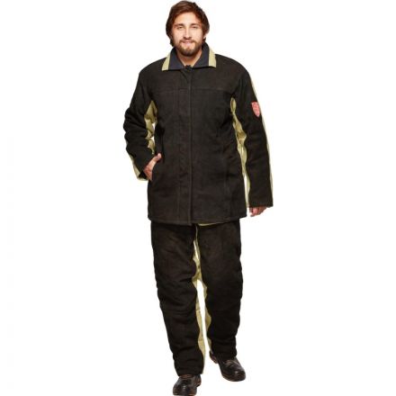 Костюм сварщика брезент+спилок кур/брюки (модель КС09) (р.44-46) 170-176 Костюм сварщика брезент+спилок кур/брюки (модель КС09) (р.44-46) 170-176