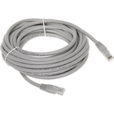 Патч-корд ExeGate UTP-RJ45-RJ45-5e-CU-15M-GY, 5e, 15м, серый <EX282017RUS