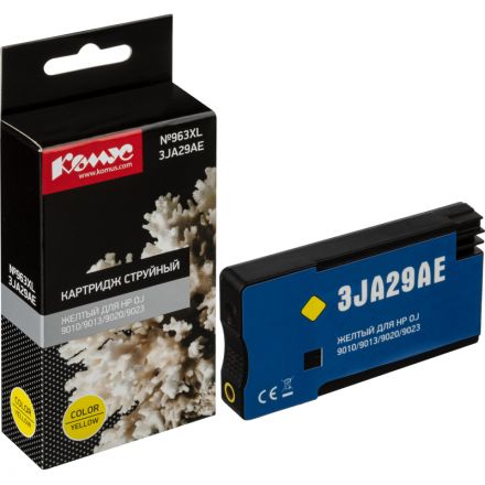 Картридж струйный Комус №963XL 3JA29AE жел.для HP OJ 9010/9013/9020/9023